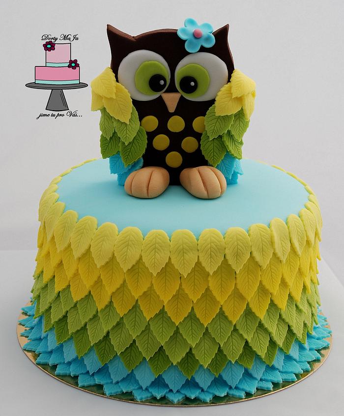 Cake with owl