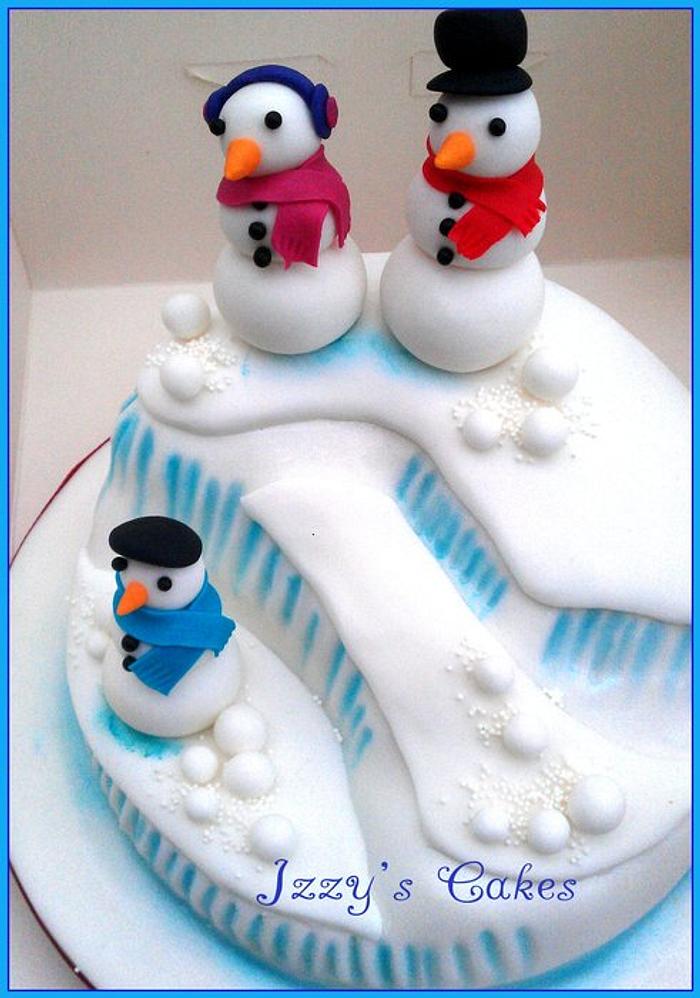 A very special Christmas cake for a very special little boy!