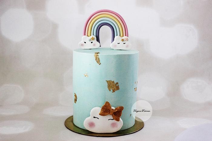 Rainbow Themed Cake