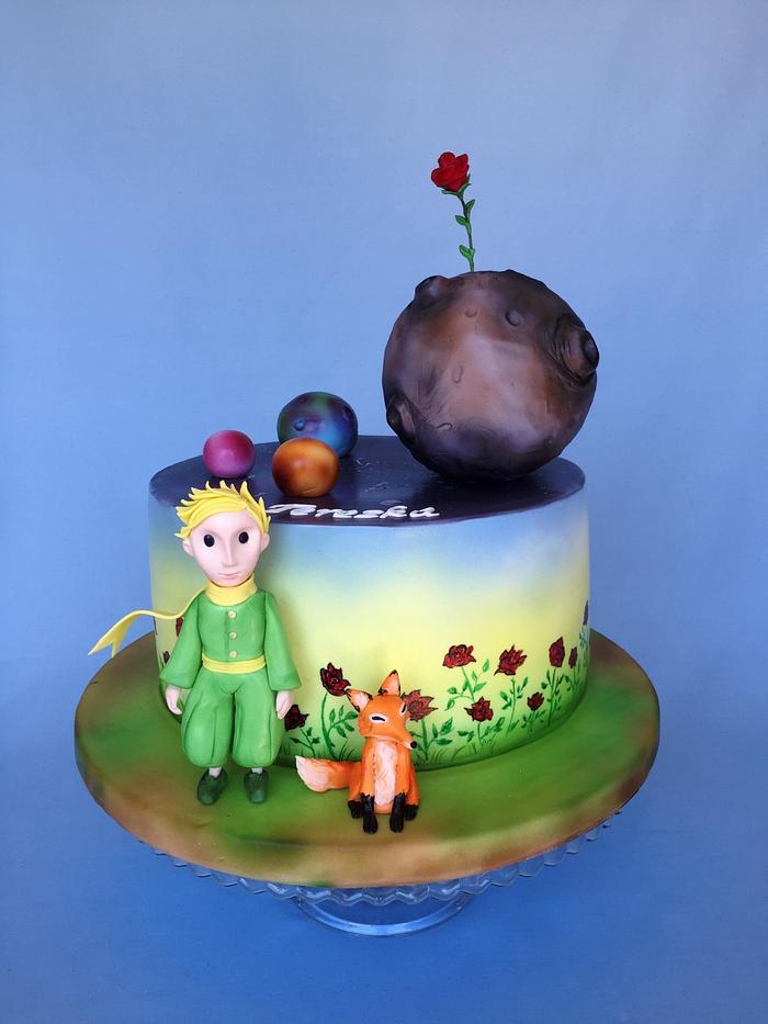 Little prince birthday cake 