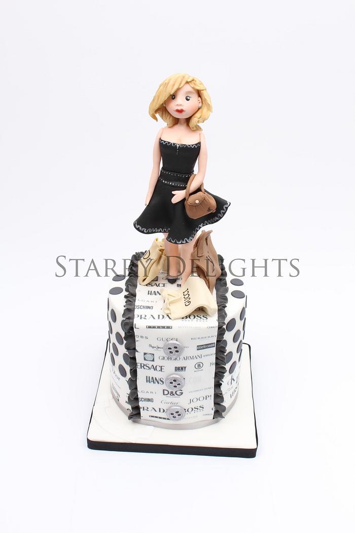 Fashionista- one designer cake