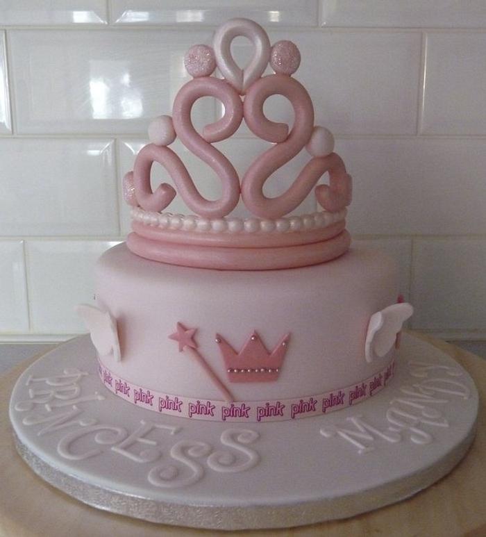 Tiara Cake Decorated Cake By Sharon Todd Cakesdecor 