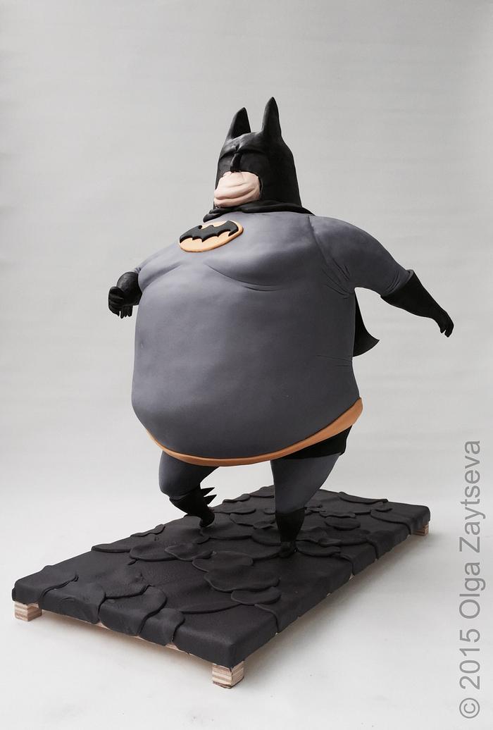 Fat Batman Cake.