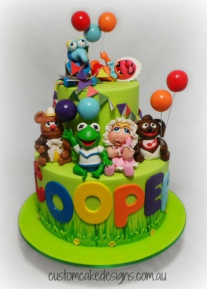 Baby Muppets 1st Birthday Cake
