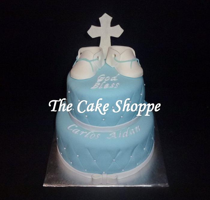 baptism/christening cake