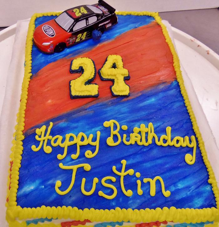Jeff Gordan Birthday cake