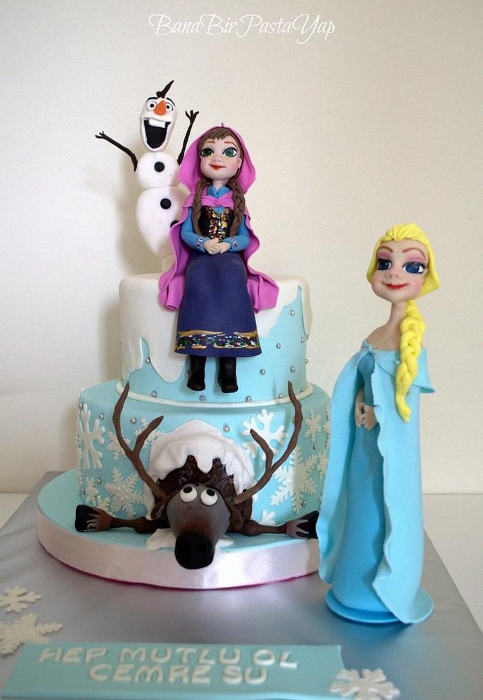 Frozen theme cakes 2