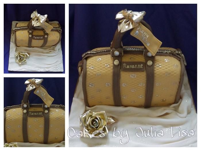 Gucci handbag cake 