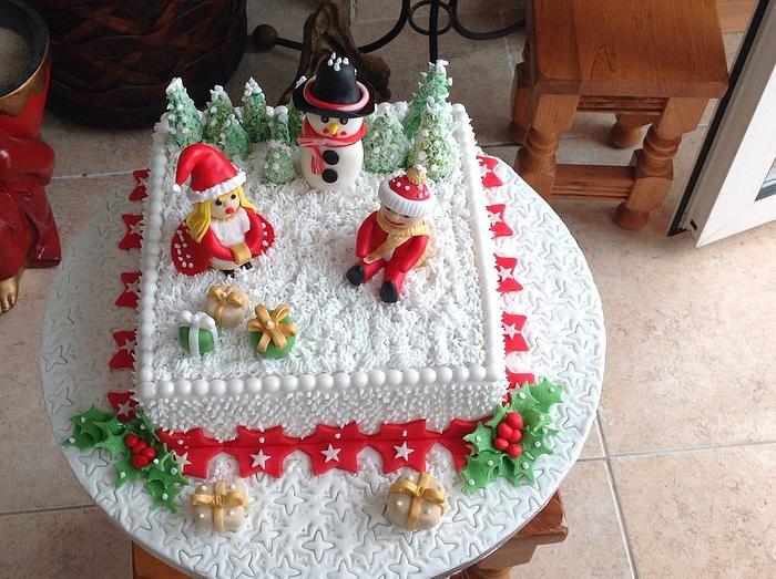 Christmas cake.