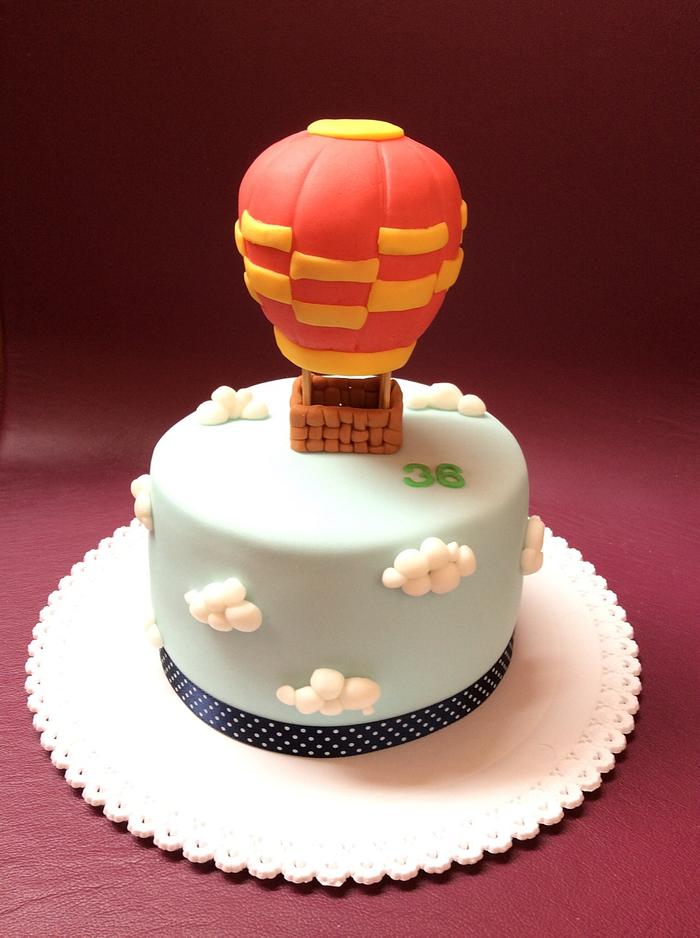 Simple Air Baloon cake