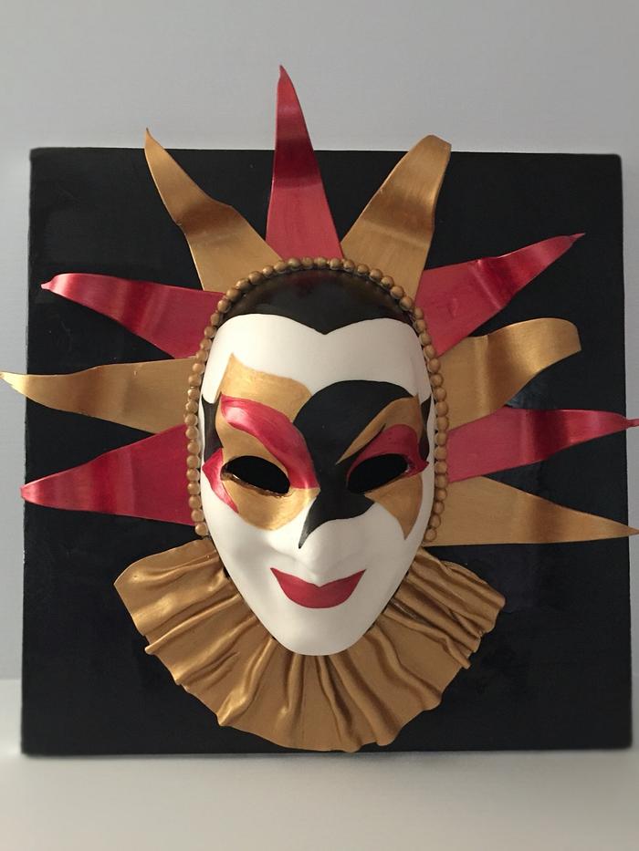 Venetian clown mask 