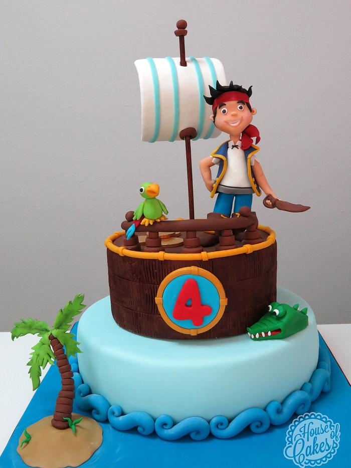 jake and the neverland pirate cake