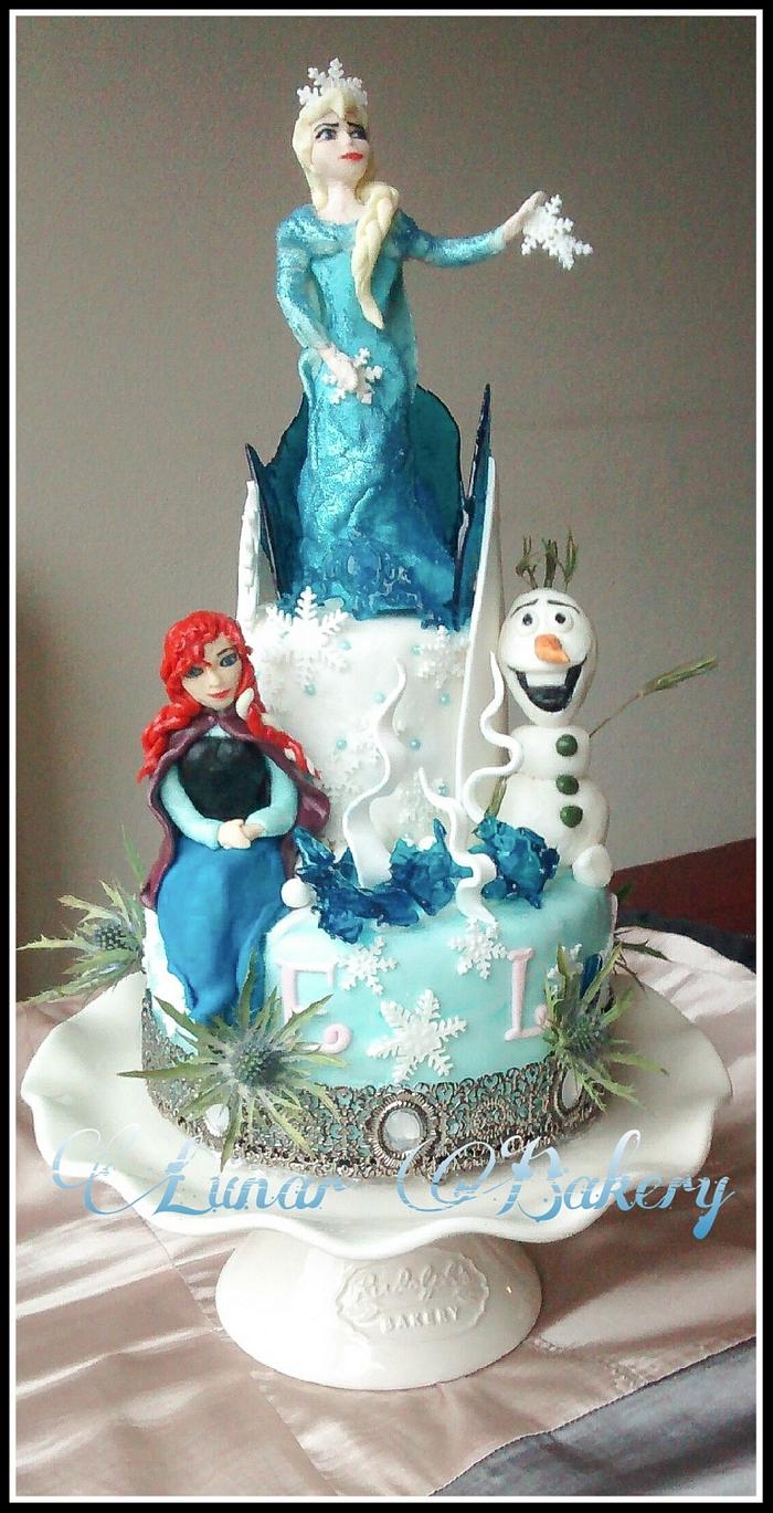 My second Frozen cake