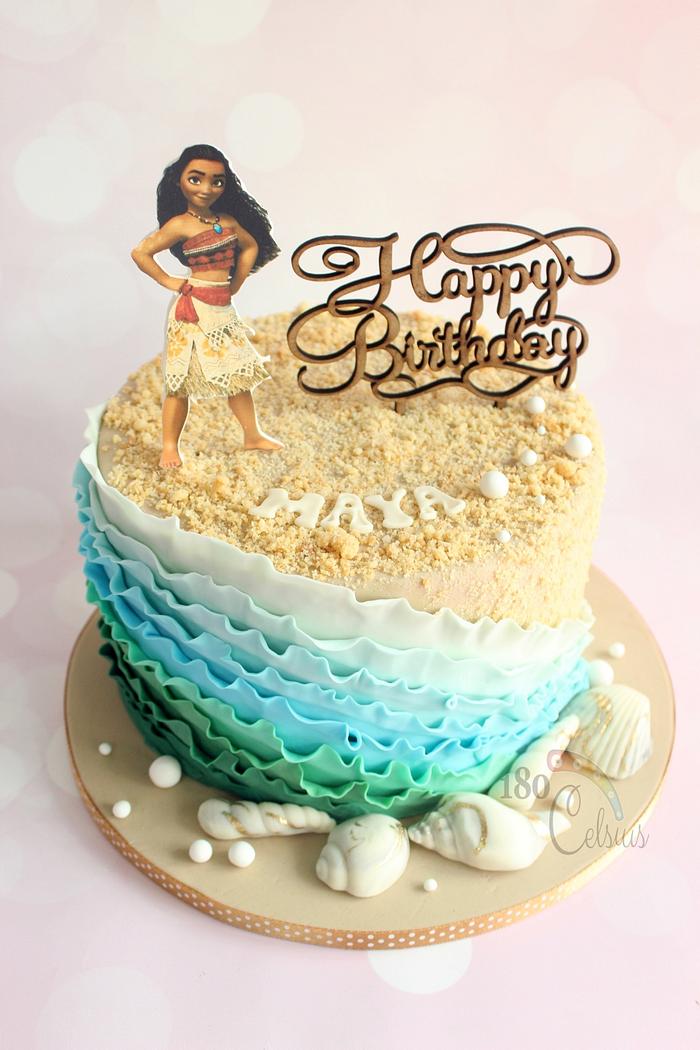 Moana - Birthday Cake 