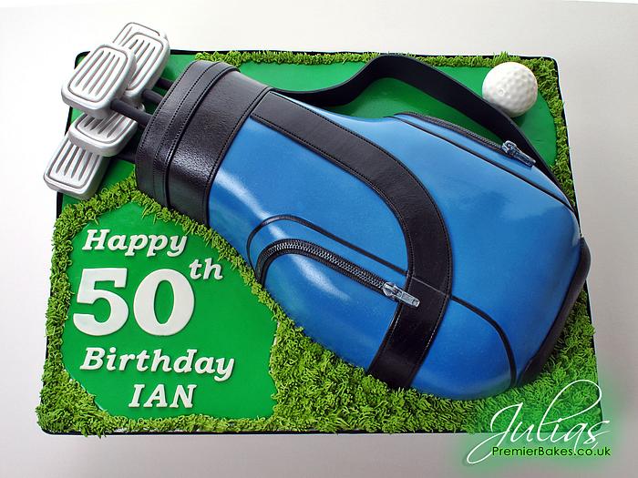 50th Birthday Golf Cake