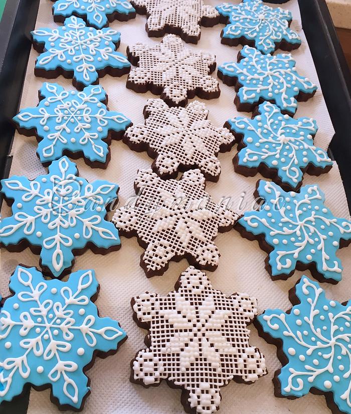 Snowflake cookies 