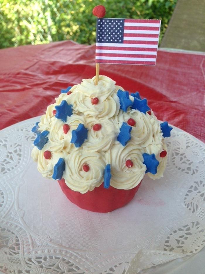 Patriotic Cupcake