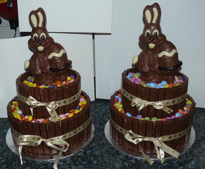 Easter bunny cakes 
