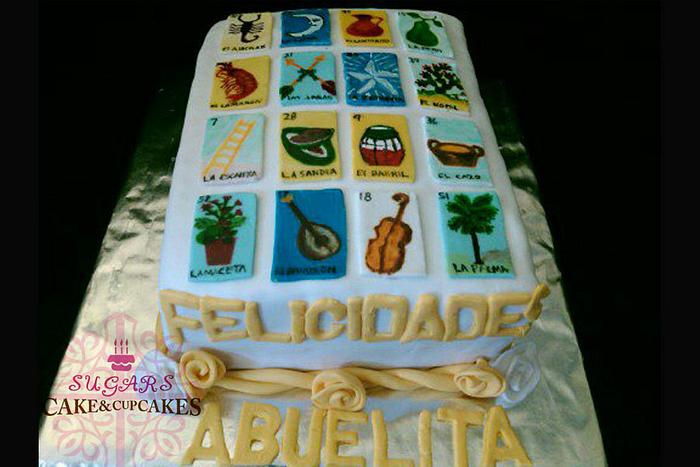 Mexican lottery cake