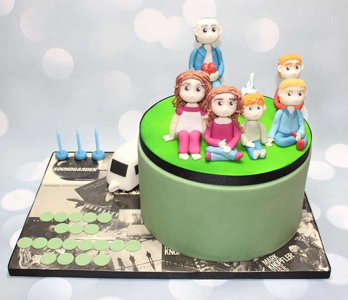 65th Hobby Birthday Cake
