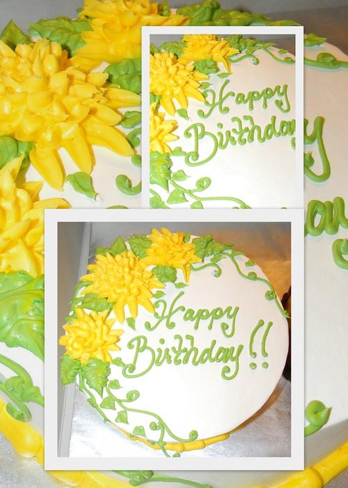Yellow flowers Birthday