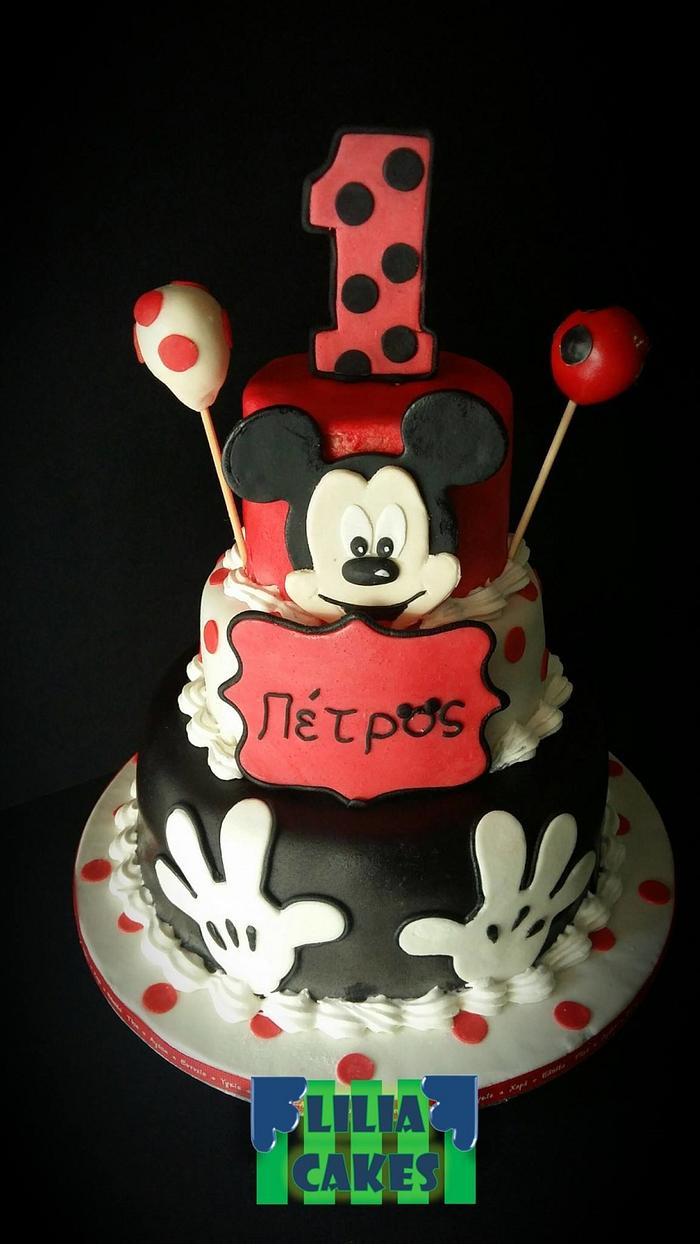 Mickey Mouse Cake 