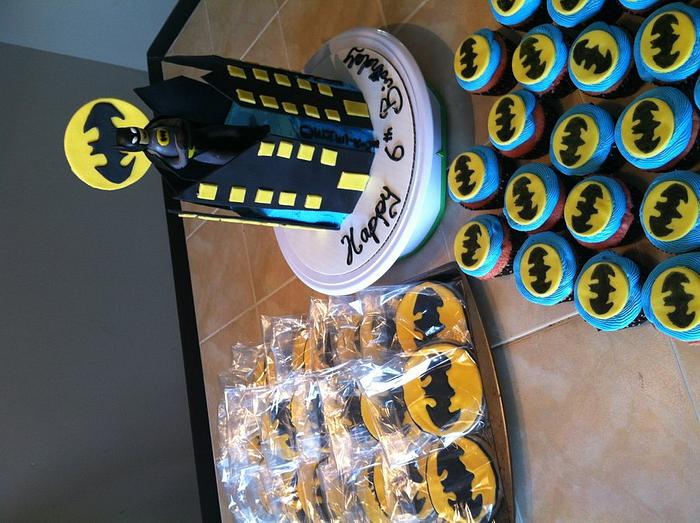 Batman birthday cake 
