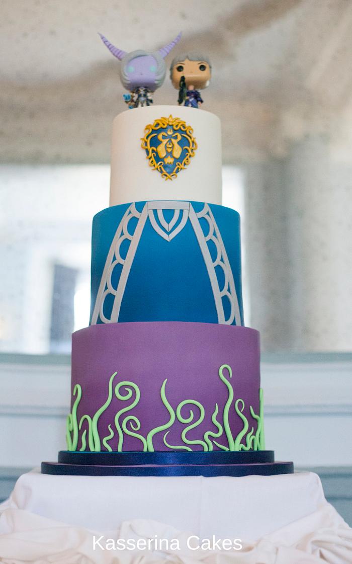 World of Warcraft wedding cake