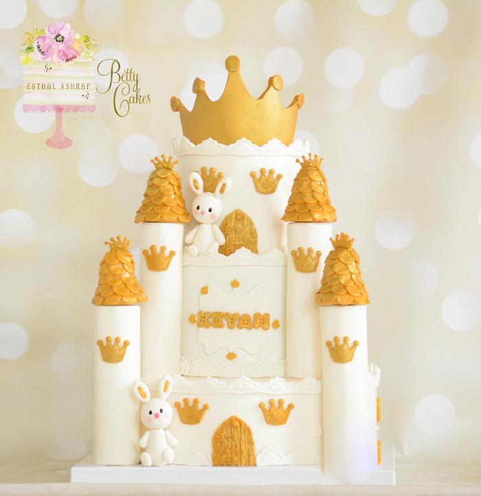 Castle 🏰 baby Shower Cake 