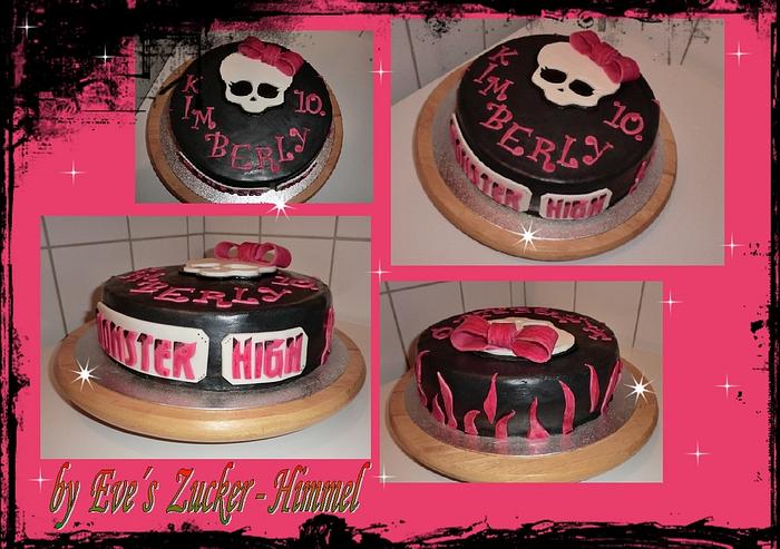 Monster High Geburtstags- Torte 