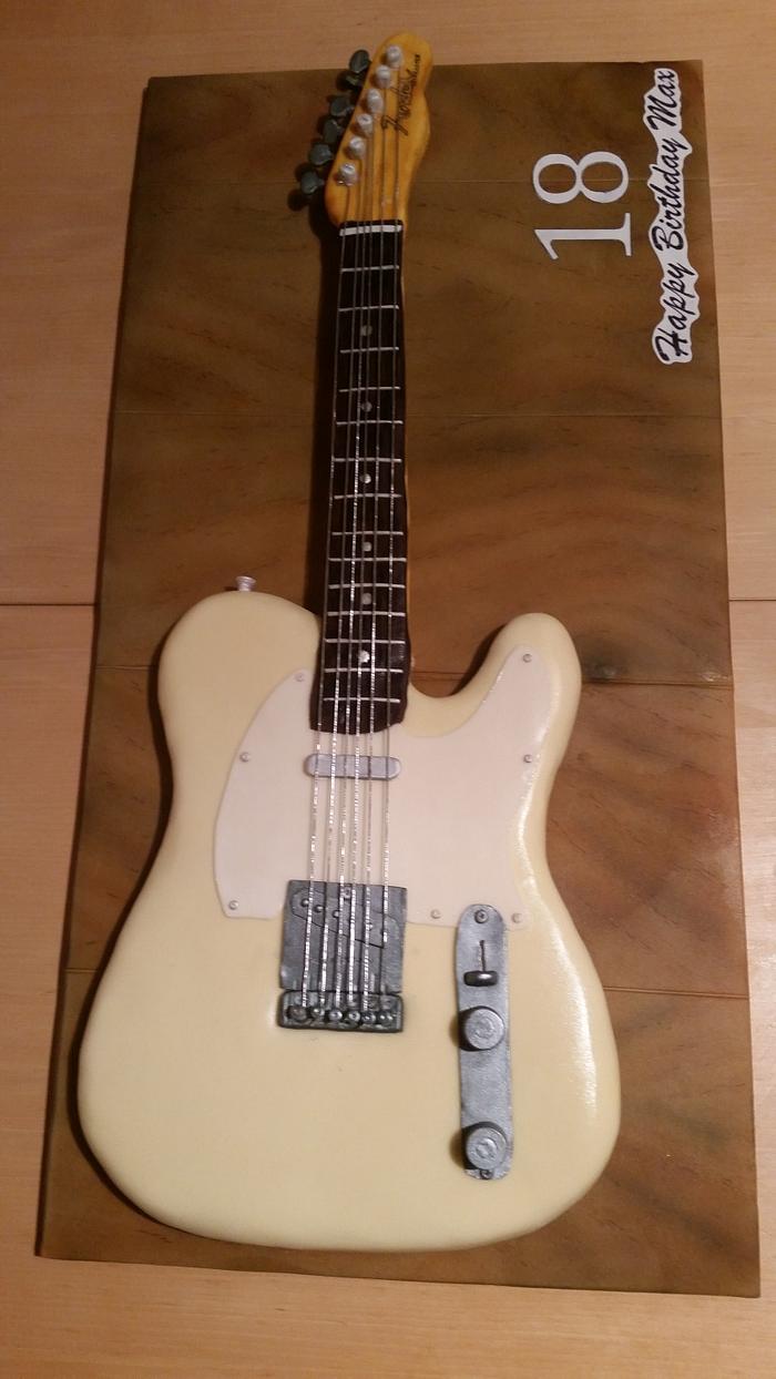 Fender Guitar Cake