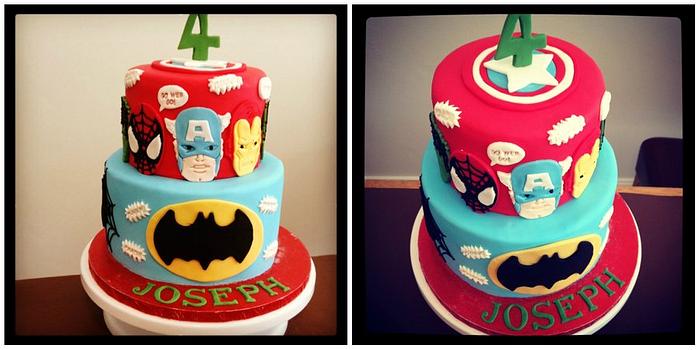 super hero cake