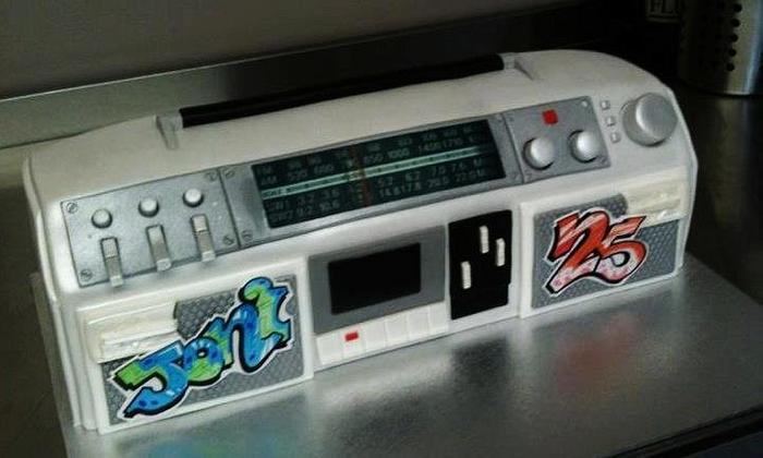 The old style ghetto blaster!!