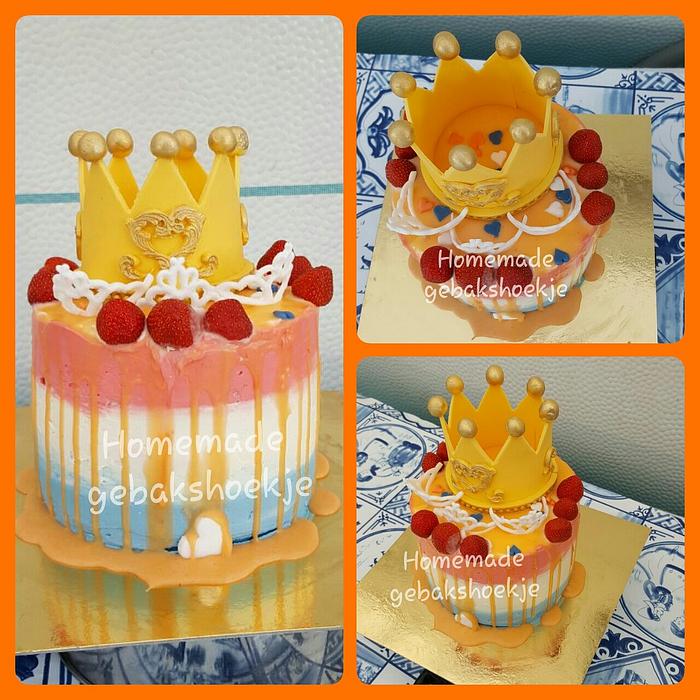 Dutch kingsday cake