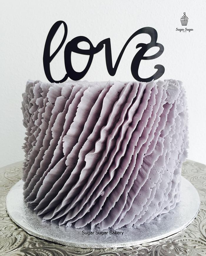 Lavender love cake