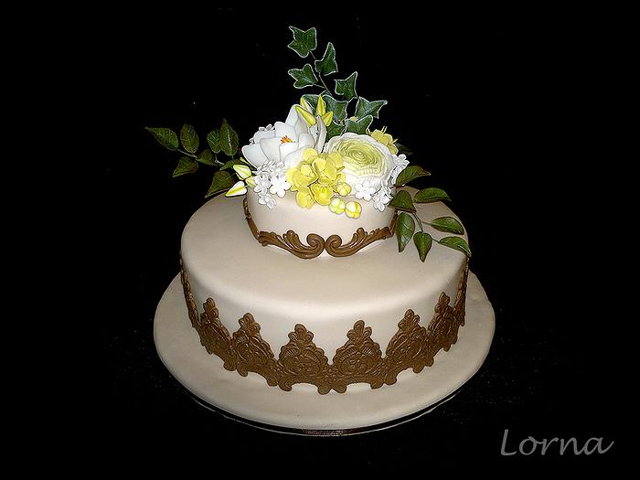 Flower cake..