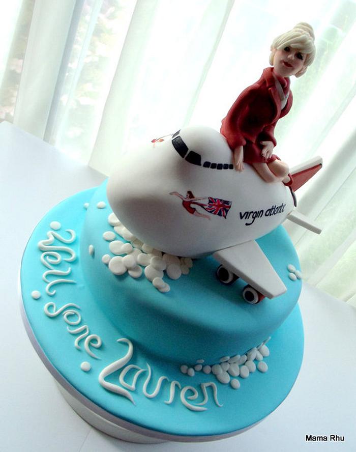 Virgin Airlines Cake