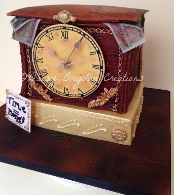 Working Clock Cake