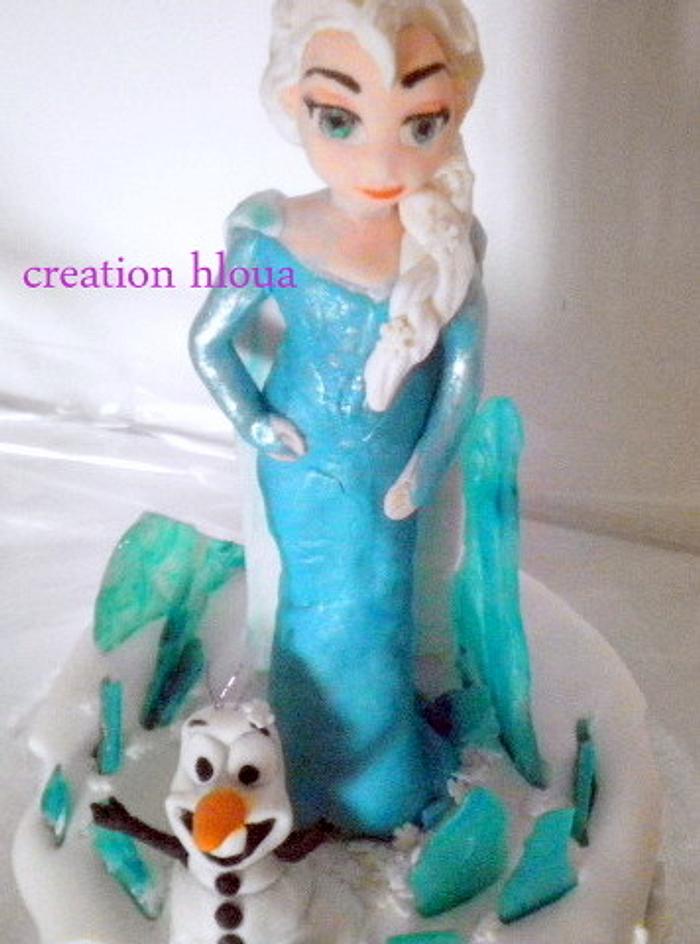 gâteau"reine des neiges"