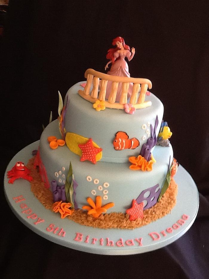 Princess Ariel cake....