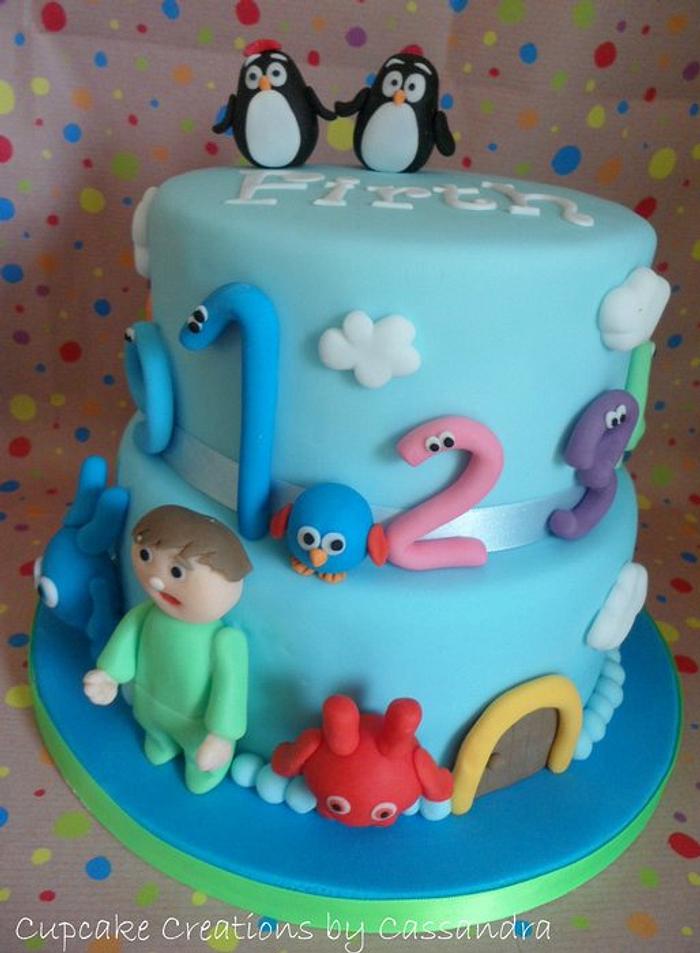 Baby TV theme Cake
