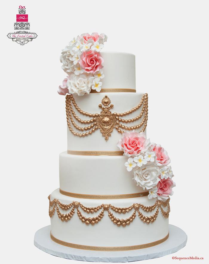 {Indian Goddess} Wedding Cake