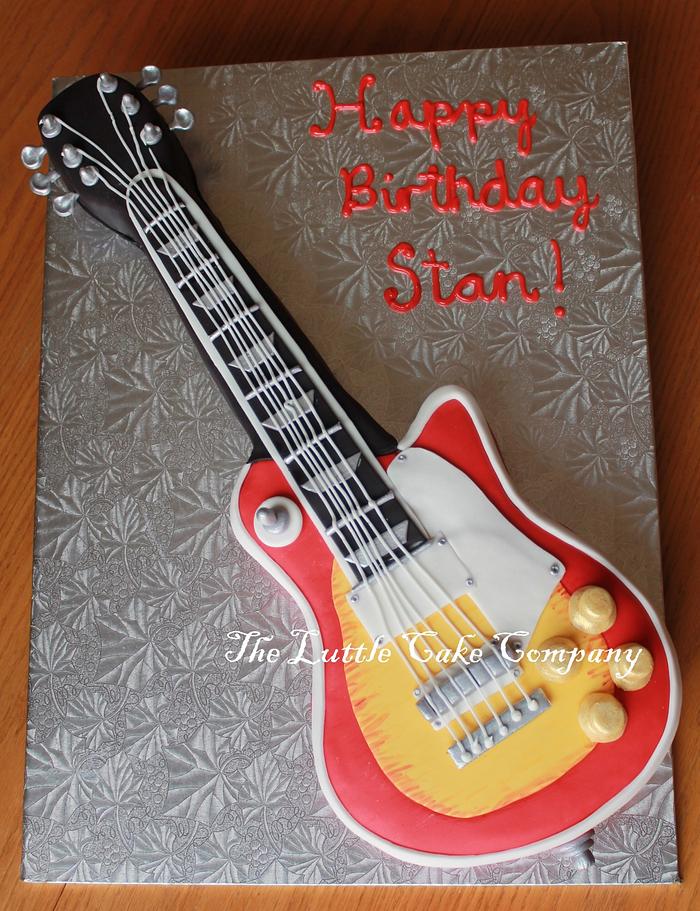 guitar cake