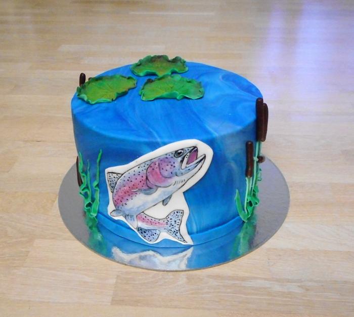 Fish inspiration cake 