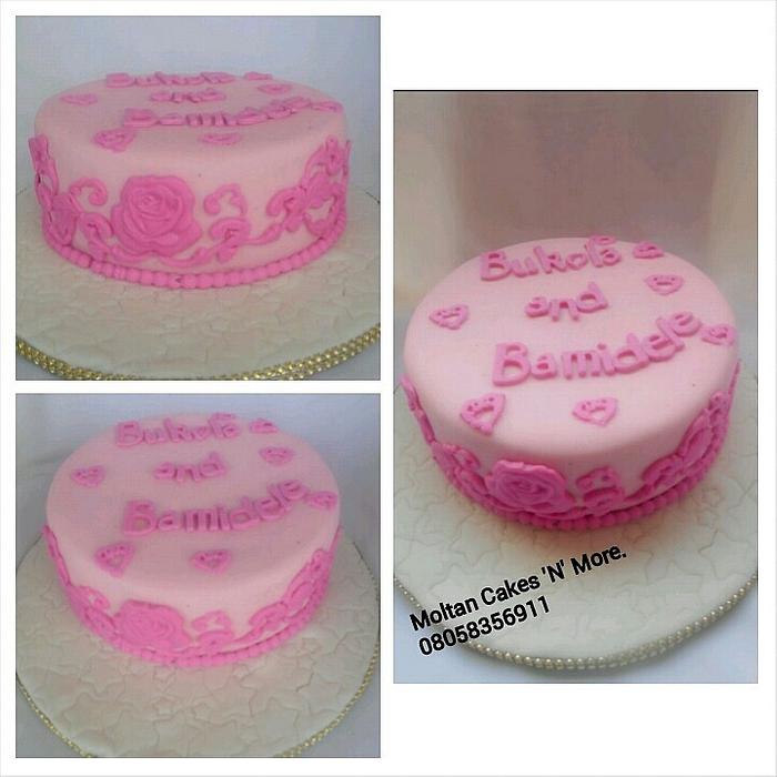 Cake in pink