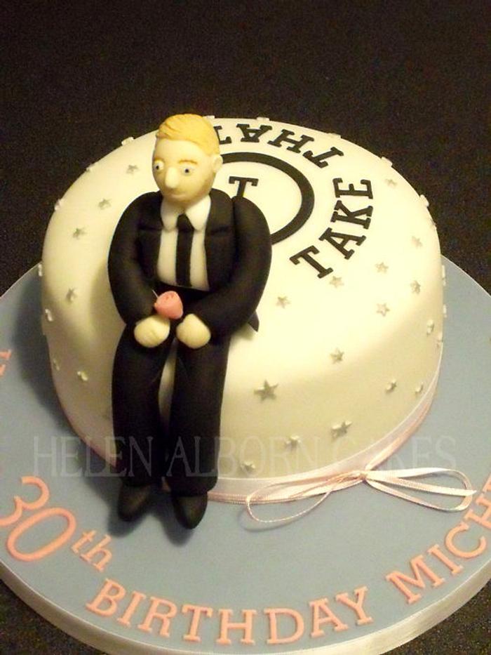 "Take That" Birthday cake 