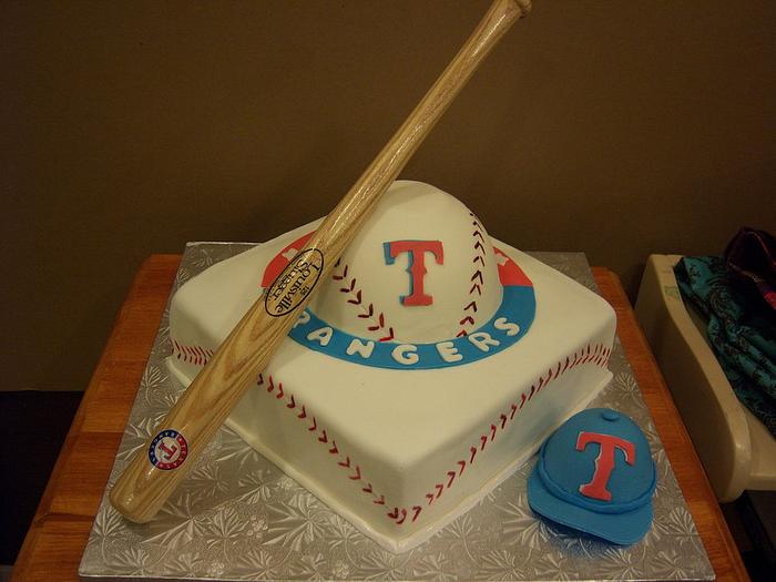 Texas Rangers Grooms cake