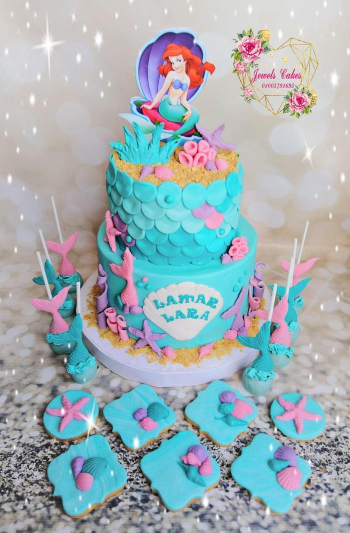 Lovely mermaid cake