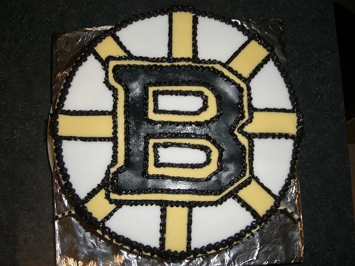 Boston Bruins Birthday Cake