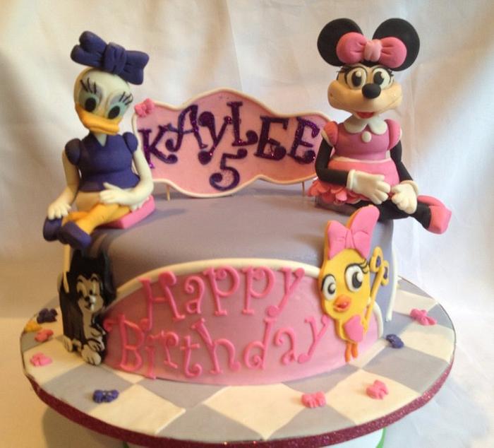 Minnie's Bow-tique Happy Birthday Cake! 